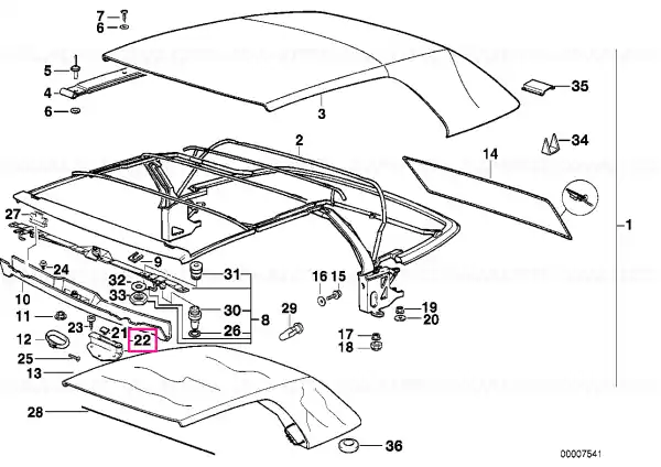 Base plate right - BMW Disponibil imediat