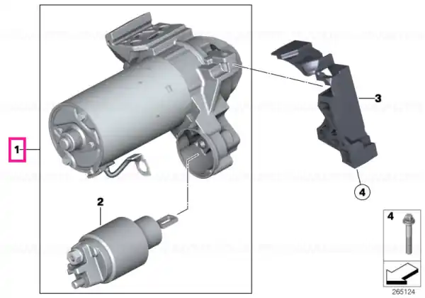 Lichidare de stoc Exchange starter motor - BMW