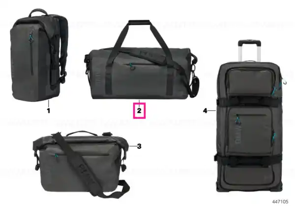 Ofertă limitată BMW Duffle Bag sporty functional ANTHRAZIT