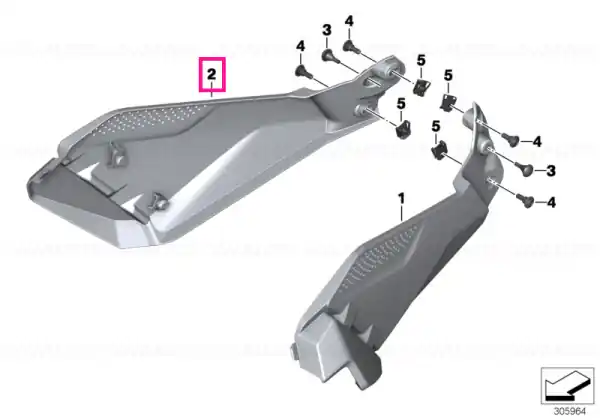 Capac lateral rezervor dreapta - BMW Motorrad Lichidare de stoc