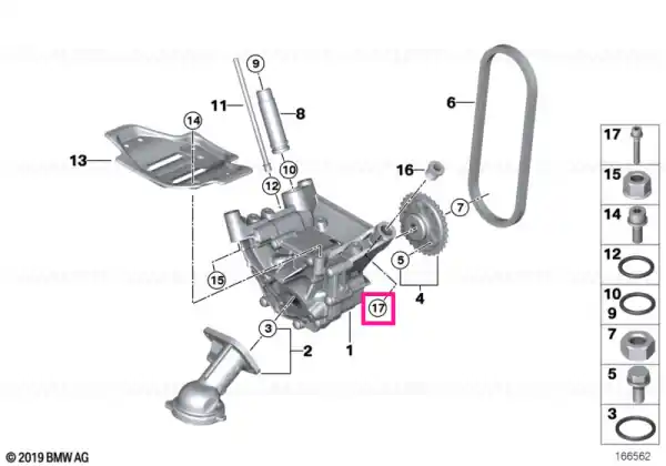 Chilipir Surub ISA M8X45 ZNNIV SI - BMW