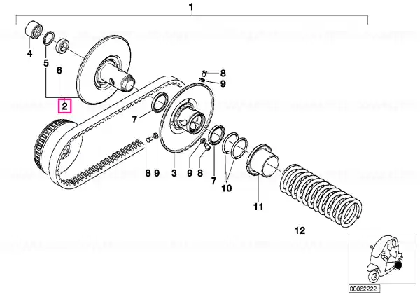 Cumpără online Secondary interior disk - BMW Motorrad