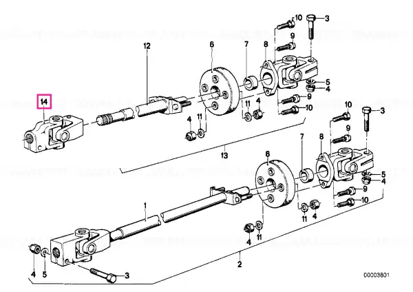 Swivel joint - BMW Ofertă de sezon