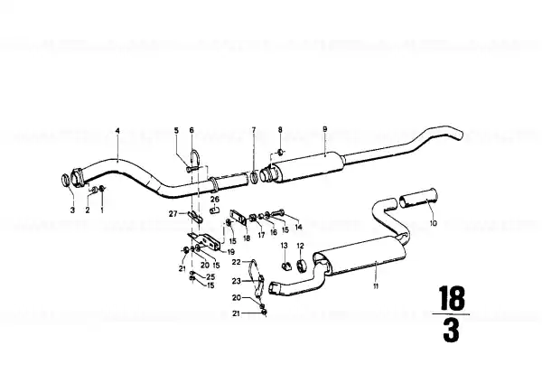 Comandă acum Rear silencer ROHR SEITLICH - BMW