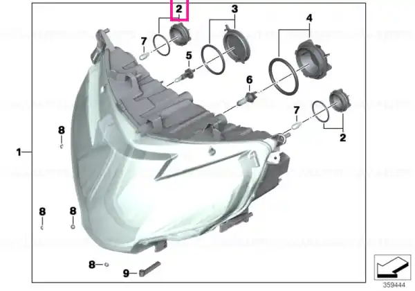 Protectie far - BMW Motorrad Livrare gratuită