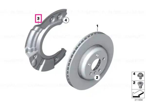 Ofertă limitată Protection plate right - BMW