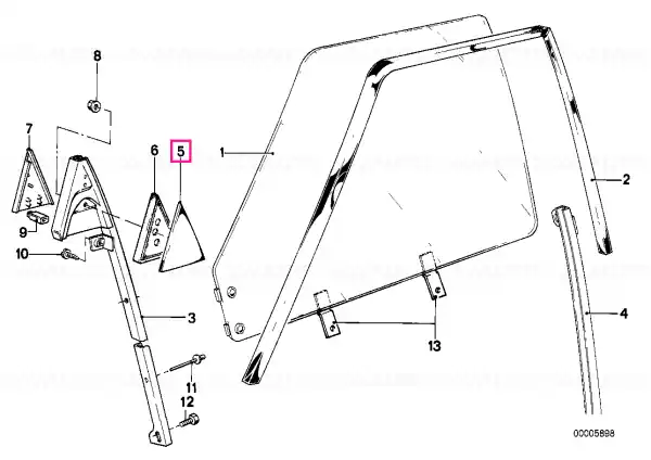 Ofertă de sezon Corner moulding, right - BMW