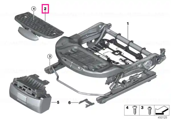Carrier thigh support - BMW Lichidare de stoc