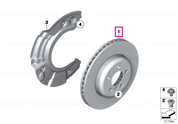 Disc frana ventilat 330X24 - BMW Ofertă specială