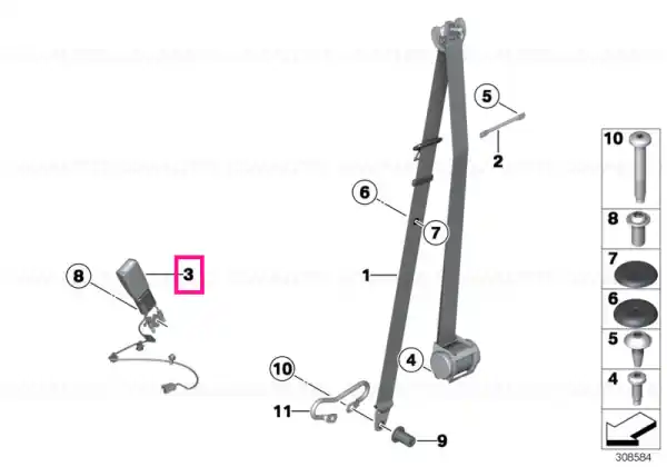 Discount Intinzator curea dreapta - BMW - Mini