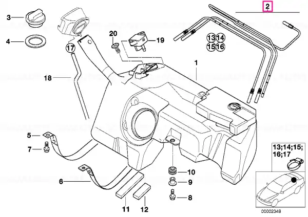 Transport gratuit Fuel pipes set - BMW