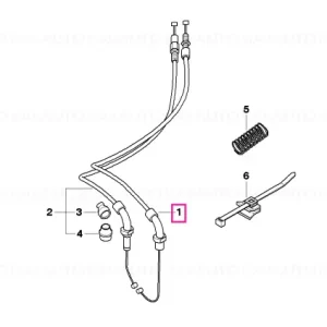 Cablu acceleratie contact inchidere - BMW Motorrad Bestseller
