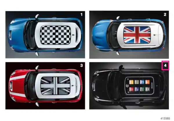 Roof decor SMARTPHONE - BMW - Mini Comandă acum