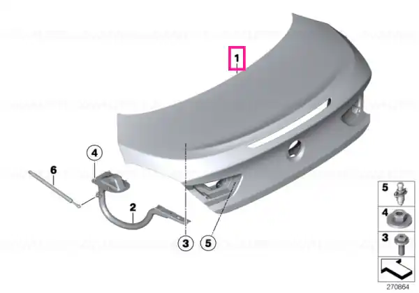 Super ofertă Trunk lid - BMW