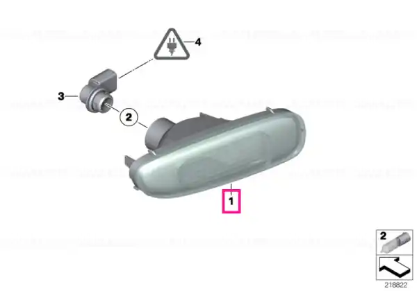 Chilipir Reversing lamp left - BMW - Mini