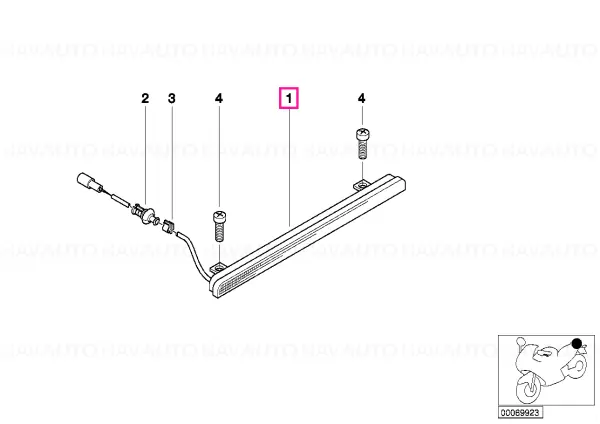 Reducere extra Additional brake light - BMW Motorrad