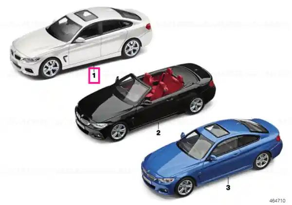 Cumpără online BMW Miniature 1:43 4er GC F36 CARBON BLACK