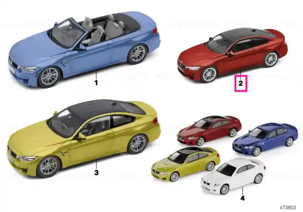 Ofertă BMW miniature 1:43 M4 F82 YAS MARINA BLUE