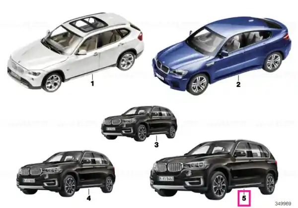BMW miniature 1:18 X5 (F15) SAPPHIRE BLACK Livrare gratuită