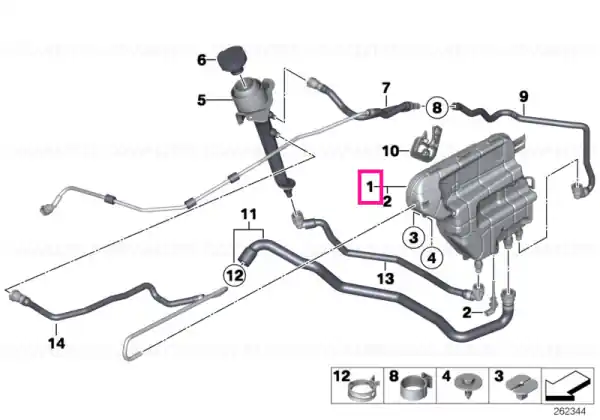 Transport gratuit Expansion tank - BMW