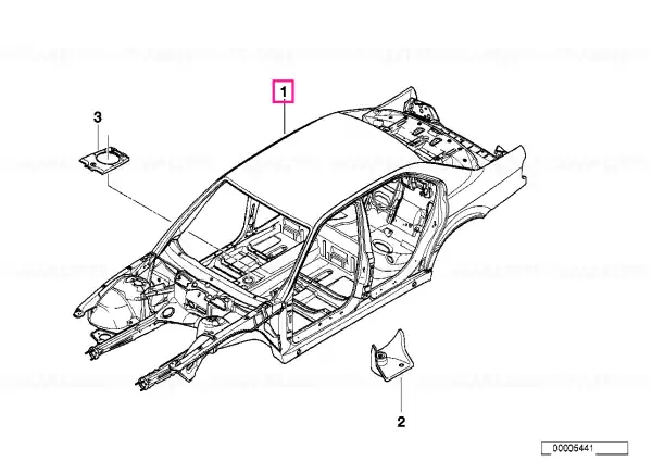 Bestseller Body skeleton sliding lifting roof BASIS - BMW