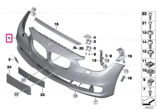 Cel mai bun preț Protectie bara fata PDC/SIDE VIEW PDC / SIDE VIEW - BMW