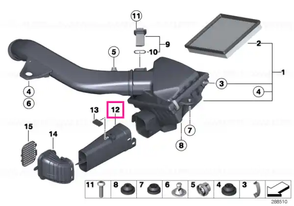 Cumpără acum Intake duct - BMW