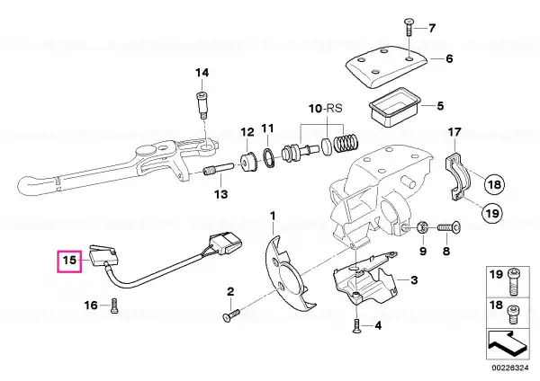 Plată securizată Microcomutator - BMW Motorrad