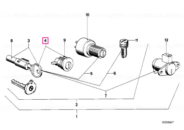 Mai ieftin Dual seat lock - BMW Motorrad