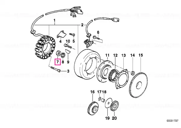 Premium Piuliță hexagonală M22X1,5 - BMW Motorrad