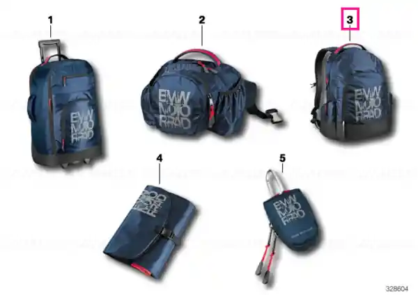 Rucksack with logo - BMW Motorrad Reduceri