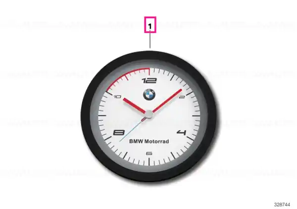 Plată securizată Wall clock with logo - BMW Motorrad
