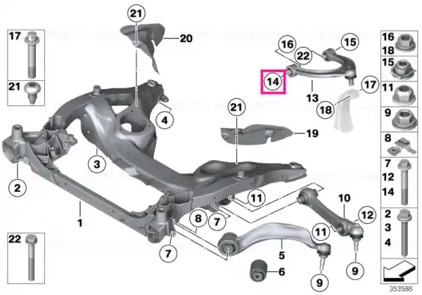 Ofertă Șurub hex cu șaibă M10X85-U1-10.9 - BMW