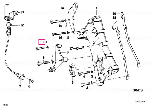 Şurub hexagonal M6X50 8.8 ZNS3 - BMW Ofertă limitată