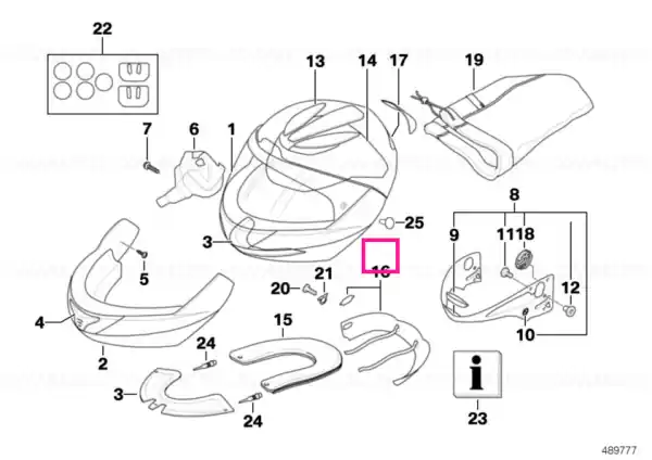 Neck section for helmet 5 - BMW Motorrad Preferatul clienților
