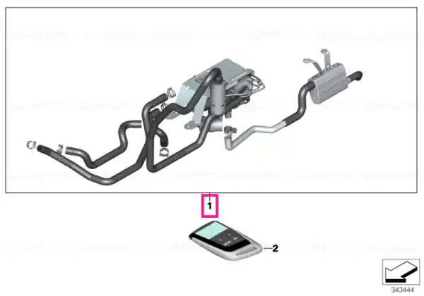 Install.kit, independent heater - BMW Preț mic