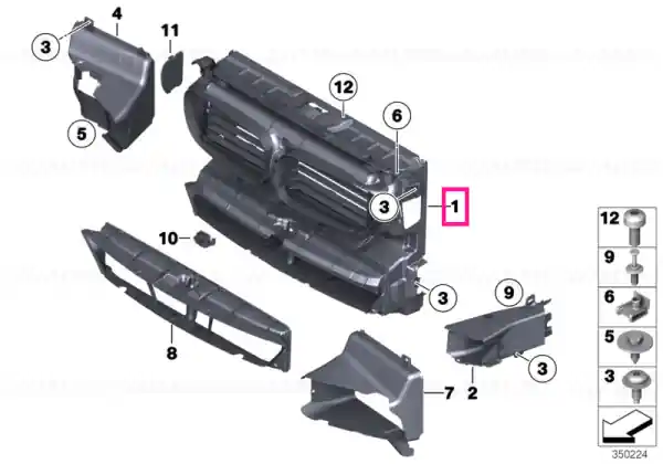 Reducere Air duct - BMW