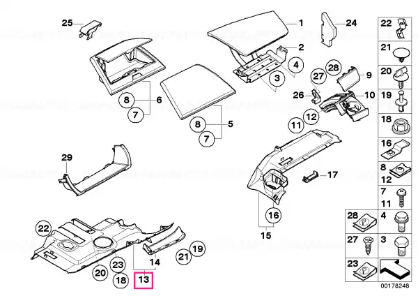 Panou trantă control picioare SANDBEIGE - BMW Bestseller
