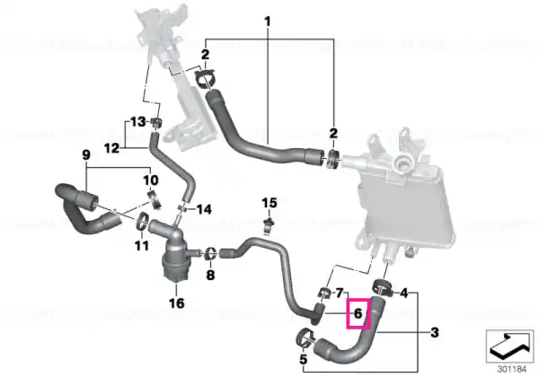 Doar azi Furtun bypass - BMW Motorrad