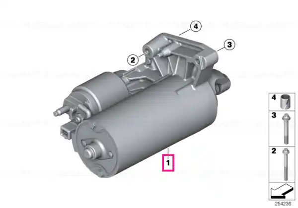 Exchange starter motor - BMW - Mini Preț promoțional