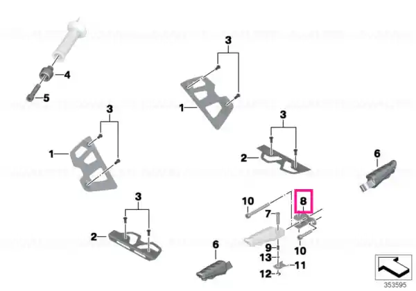 Foot rest - BMW Motorrad Reduceri