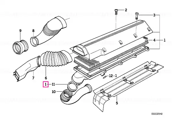 Intake silencer - BMW Chilipir