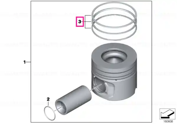 Kit reparație inele piston (0) - BMW Promoție