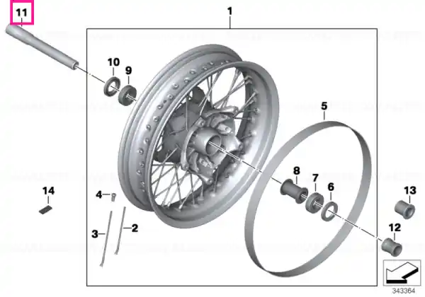 Reduceri Quick-release axle - BMW Motorrad