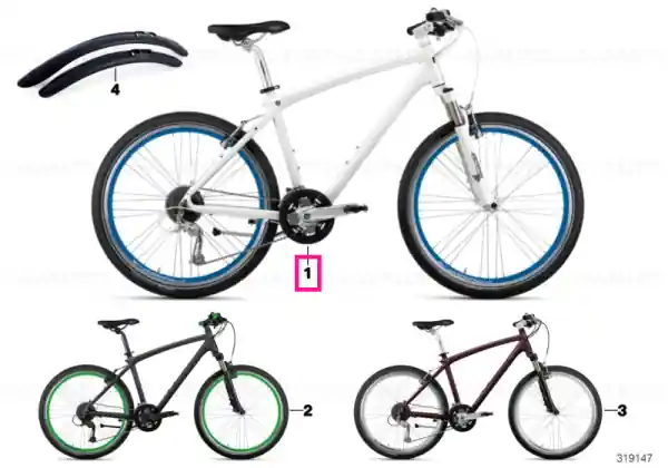 BMWCruiseBike II CN WHITE/WHITE / M Retur gratuit