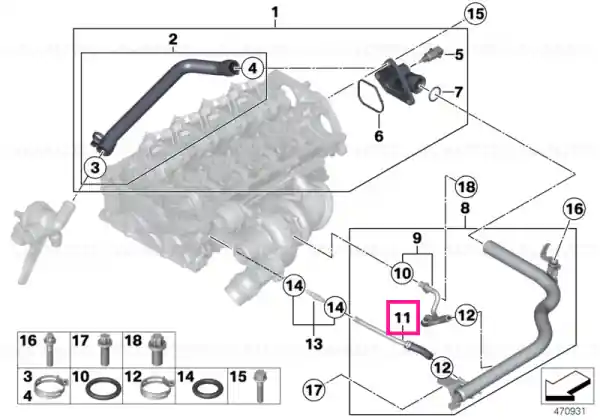Cumpără acum Țeavă aerisire - BMW