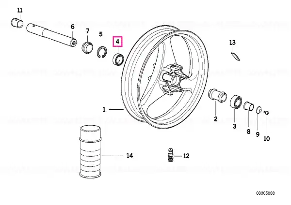 Ofertă de sezon Angular contact ball bearing,radial 25X47X16 - BMW Motorrad