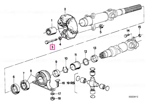 Reducere de preț Șurub hexagonal M12X70 - BMW