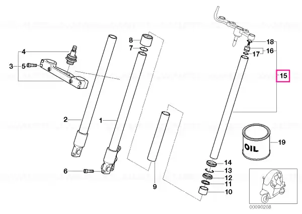Fork tube - BMW Motorrad Cumpără online