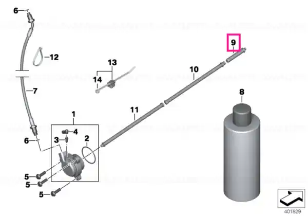 Thrust adapter 57,5MM - BMW Motorrad Reducere